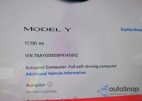 2023 Tesla Model Y Awd/Long Range Dual Motor All-Wheel Drive from USA, damaged, VIN 7SAYGDEE8PA145812